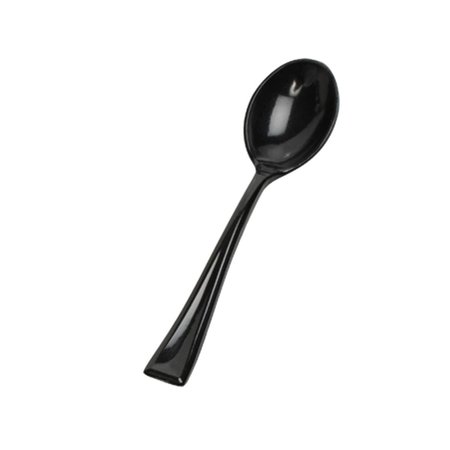 FINELINE SETTINGS Black Tiny TastersSpoons 6501-BK